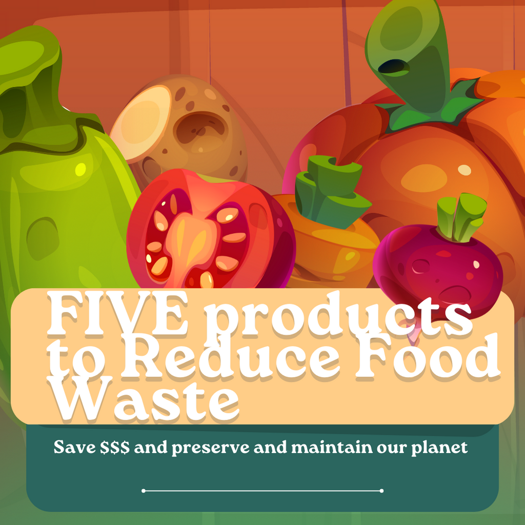SAVE $$$ NOW: 5 PRODUCTS TO REDUCE FOOD WASTE