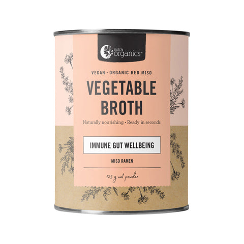 Nutra Organics - Vegetable Broth - Miso Ramen (125g) Best Before 07/23