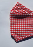 Bare & Co. - Reusable Face Mask KIDS SMALL  - Gingham (2 Layer)