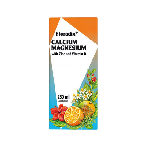 Floradix - Calcium Magnesium with Zinc and Vitamin D Oral Liquid (250ml)