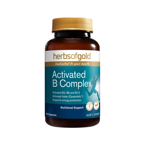 Herbs of Gold - Activated B Complex (60 capsules) Best Before 04/2024