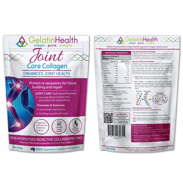 Gelatin Health Joint Care Collagen (450g)