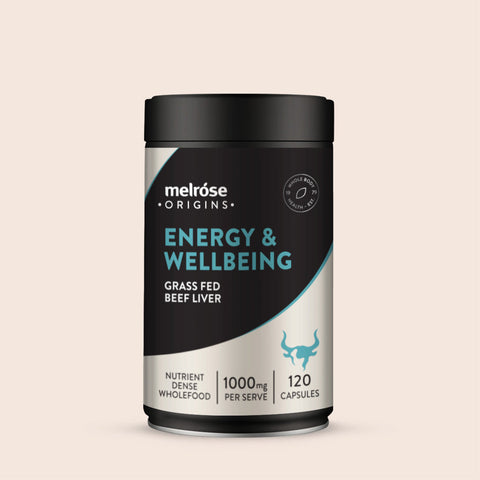 Melrose Energy & Wellbeing Grass Fed Beef Liver Capsules - 120 capsules