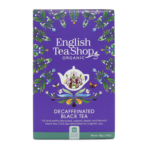 English Tea Shop -Organic Decaffeinated Black Tea (20 Teabags)