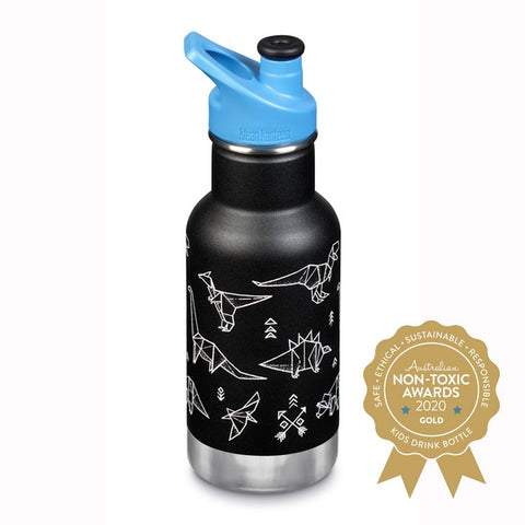 Klean Kanteen 绝缘经典 - 纸恐龙 12 盎司（532 毫升）