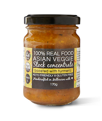 The Broth Sisters - Stock Concentrate - Asian Veggie boosted with Turmeric (170g - Makes 7 Litres)