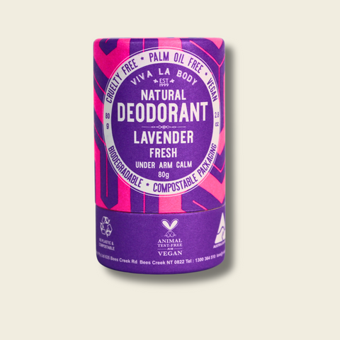 Viva La Body - Natural Deodorant - Lavender Fresh (80g)