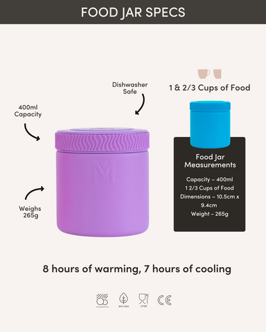 MontiiCo Food Jar - Splash 400ml