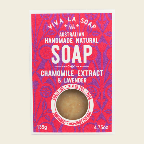 Viva La Body - Soap Bar - Chamomile and Lavender (135g)