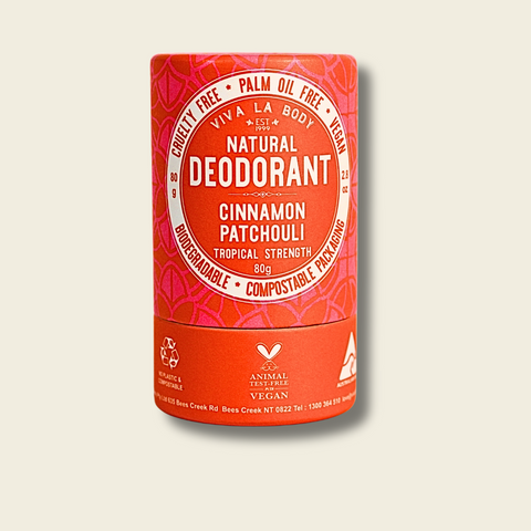 Viva La Body - Natural Deodorant - Cinnamon Patchouli (80g)