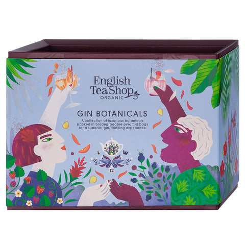 English Tea Shop Gift Pack Gin Botanicals - (12 Pyramid Teabags)