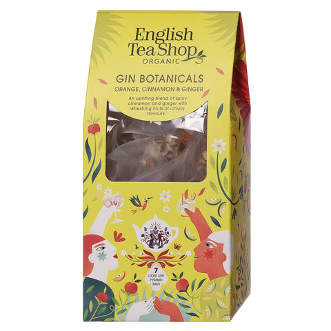 English Tea Shop Gin Botanicals Orange, Cinnamon & Ginger - (7 Pyramid Teabags)