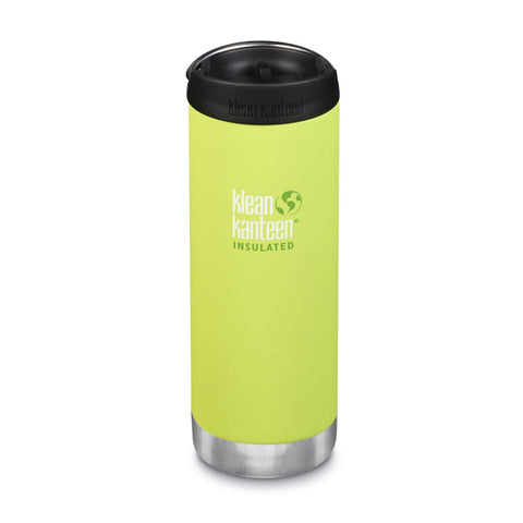 Klean Kanteen 隔热 TKWide 带咖啡帽 - 多汁梨 16 盎司（473 毫升）