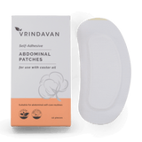 Vrindavan Self Adhesive Abdominal Castor Oil Patches - 10 Pieces