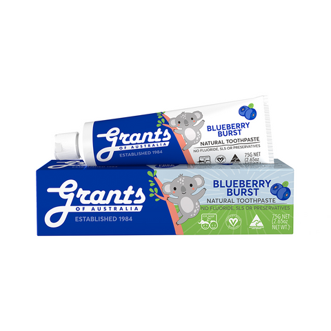 Grants - Kids Natural Toothpaste - Blueberry Burst (75g)