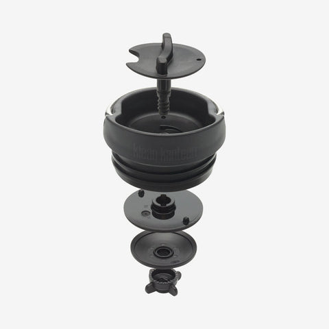 Klean Kanteen 隔热 TKWide 带咖啡帽 - 页岩黑色 16 盎司（473 毫升）