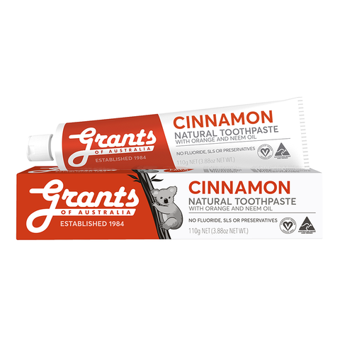 Grants - Natural Toothpaste- Cinnamon (110g)