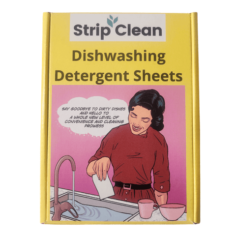 Strip Clean Dishwasher Sheets -  60 Sheets