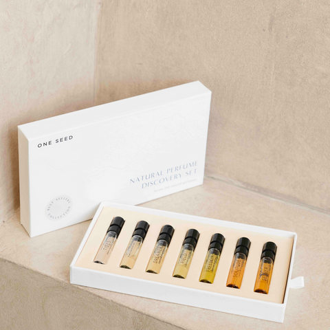 One Seed - Best Seller Organic Perfume Discovery Sample Set - 7 Piece