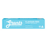 Grants - Natural Toothpaste - Flavour Free (110g)