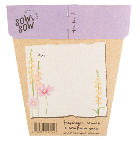 Sow 'n Sow - A Gift Of Seeds - Happy Birthday Picnic