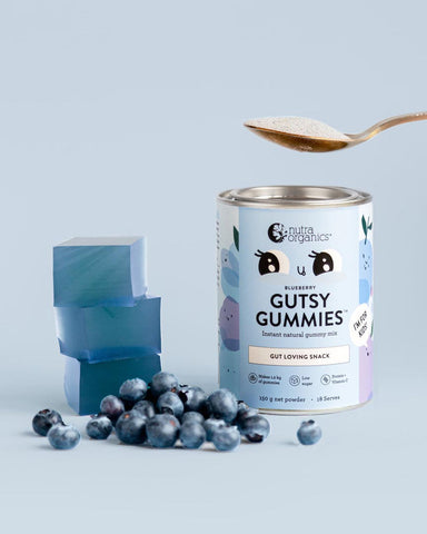 Nutra Organics Gutsy Gummies - Blueberry 150g