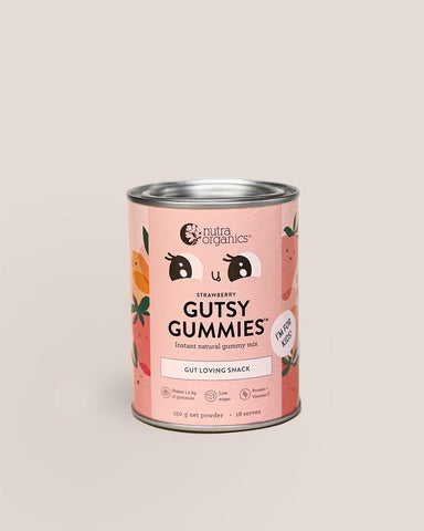 Nutra Organics Gutsy Gummies - Strawberry 150g