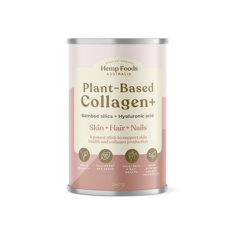Hemp Foods Australia Plant-Based Collagen - Mixed Berry Flavour 240g