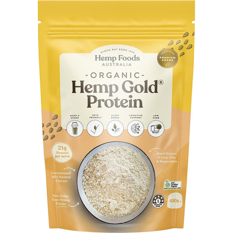 Hemp Foods 澳大利亚必需大麻黄金蛋白(450 克)