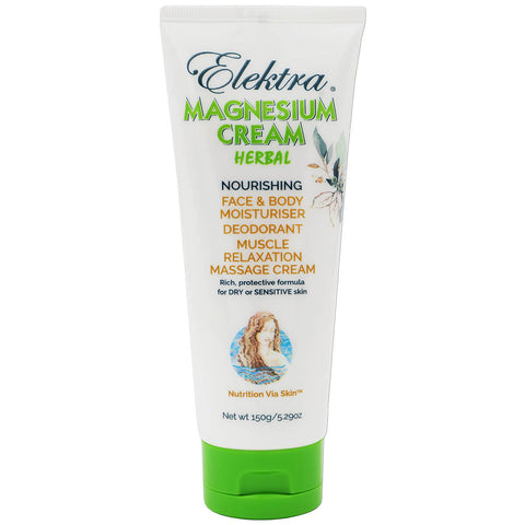 Elektra Magnesium - Magnesium Cream - Herbal (150g)