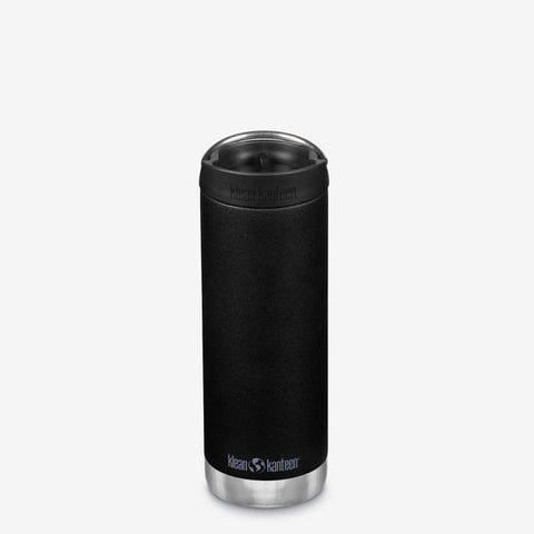 Klean Kanteen Insulated TKWide with Café Cap - Shale Black 16 oz (473ml)