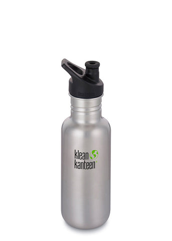 Klean Kanteen 经典 - 拉丝不锈钢 18 盎司（532 毫升）