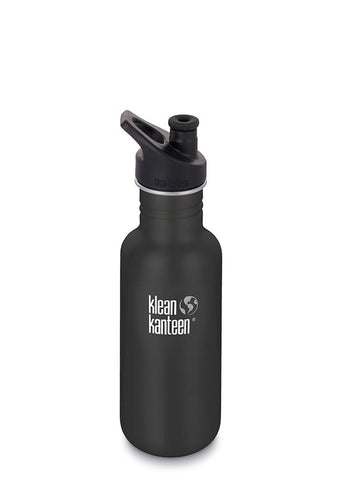 Klean Kanteen 经典 - 页岩黑 18 盎司（532 毫升）