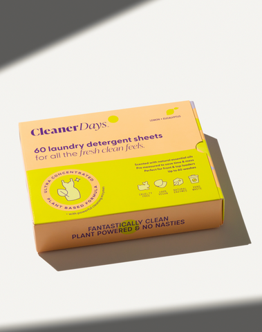 CleanerDays. - Laundry Sheets Lemon & Eucalyptus - 60 Sheets