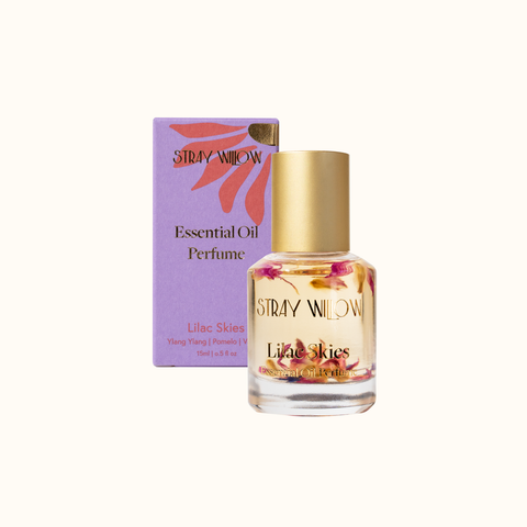 Stray Willow Essential Oil Perfume Roller - Lilac Skies 15ml