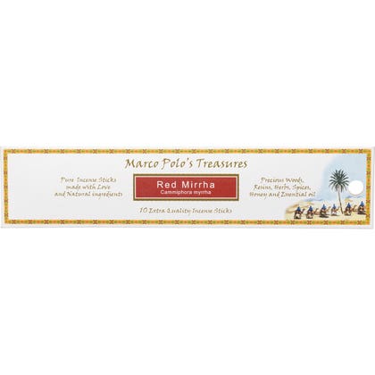 Marco Polo's Treasures - Incense Sticks - Red Mirrha (10 pack)