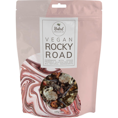 Naked Chocolate Co - 纯素 Rocky Road Dark (100g)
