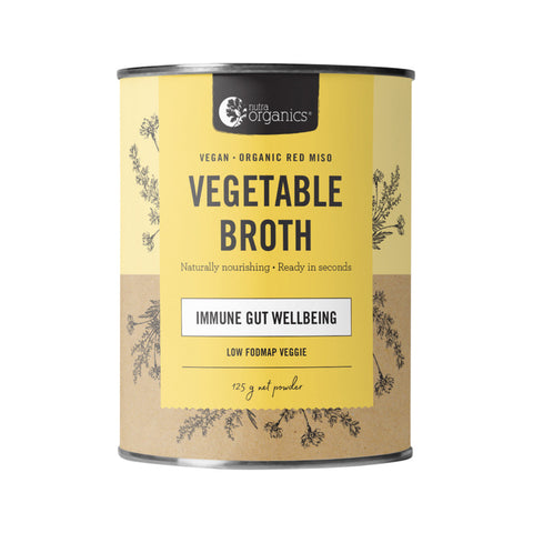 Nutra Organics - Vegetable Broth - Low FODMAP Veggie (125g) BEST BEFORE 08/23