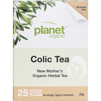 Planet Organic Herbal Tea Bags - New Mother's Colic Tea