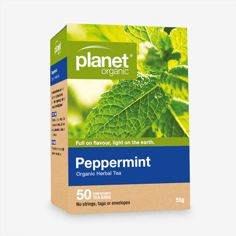 Planet Organic - Herbal Tea Bags - Peppermint (50 Pack)