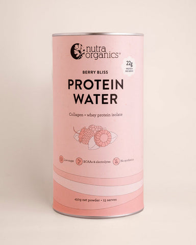 Nutra Organics Protein Water - Berry Bliss 450g