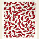 Retro Kitchen - Biodegradable Dish Cloth - Chillies
