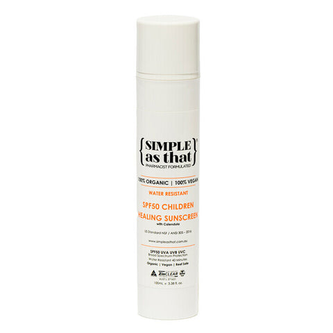 Simple As That - Vegan Children's Sunscreen SPF 50 - 100ml