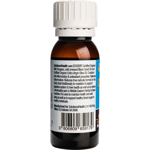 Solutions 4 Health - Oil of Wild Oregano With Black Seed Oil (50ml)