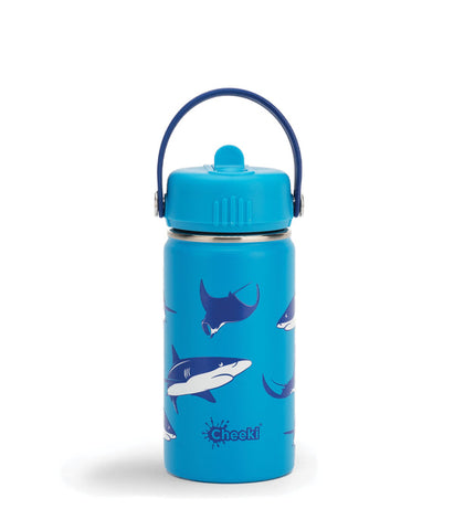 Cheeki - Insulated Kids Little Adventurer Bottle - Shark (400ml)