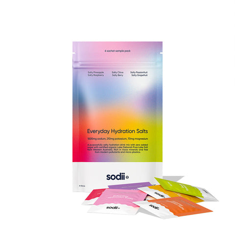 SODII Everyday Hydration Salts - Mixed Flavour 6 pack