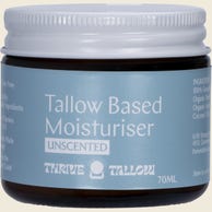 Thrive Tallow - Tallow Based Moisturiser - Unscented 70ml