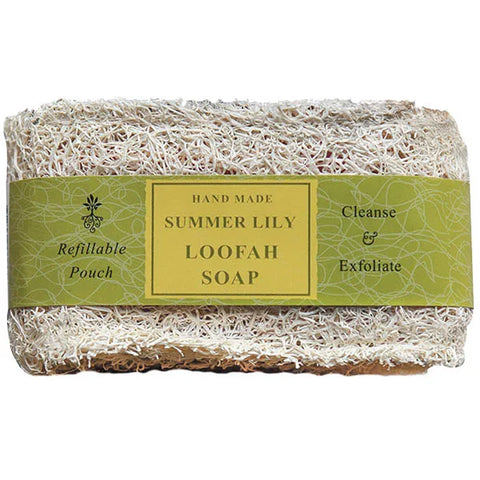 Thurlby Summer Lily Soap with Loofah (70g)