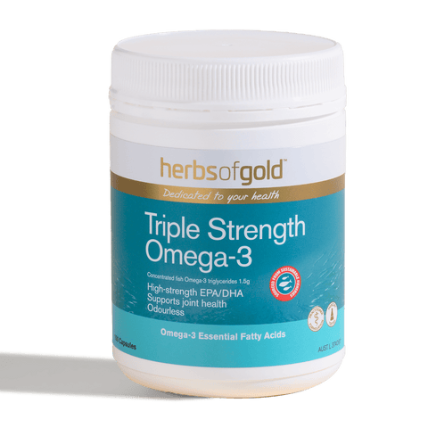 Herbs of Gold - Triple Strength Omega - 3 - (150 capsules)