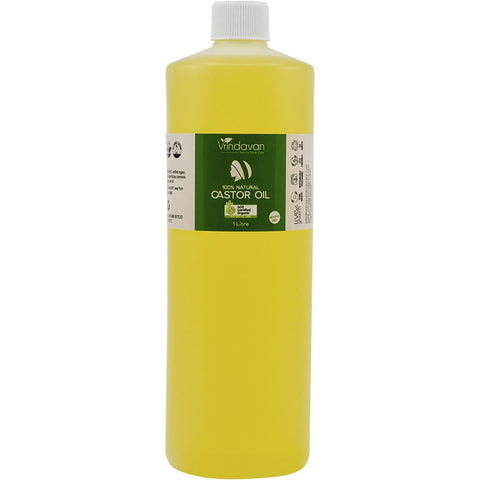 Vrindavan - Castor Oil - Certified Organic (1 Litre)